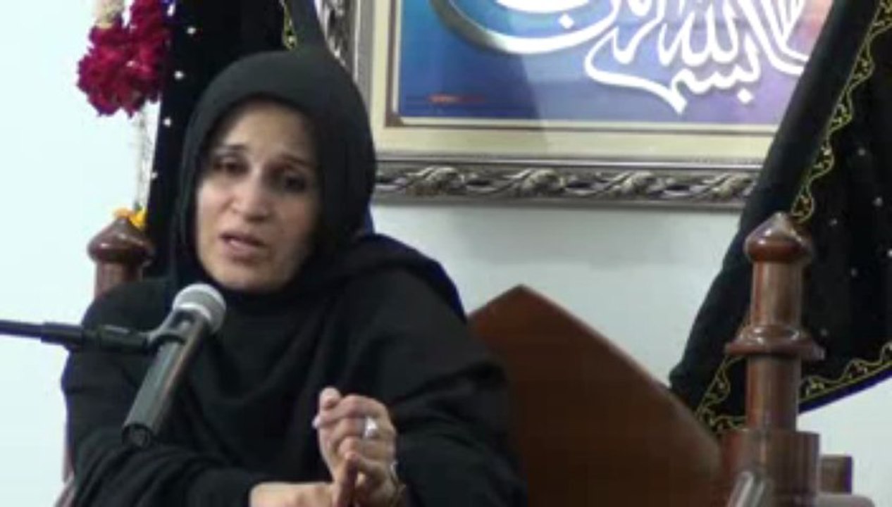 Zakira Zeeshan Fatima Majlis e Aza At Mashad Palace