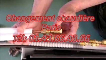 Changement chaudière Paris Tél: 01.43.66.43.66