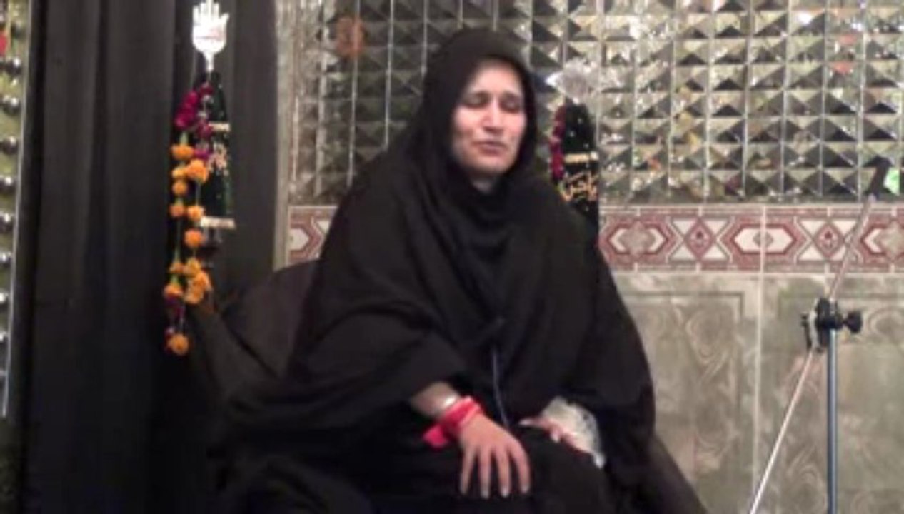 Zakira Zeeshan Fatima Majlis e Aza At Mashad Palace