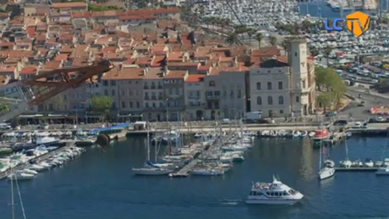 LCTV - La Ciotat vue du portique des chantiers