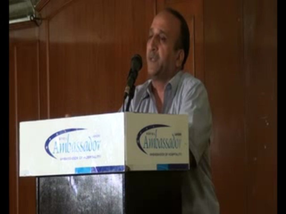 Khamis Saeed Butt vice Chairman Cottage Industry Pakistan