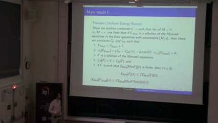 Decay for Maxwell's equations outside a slowly rotating black hole, Pieter Blue