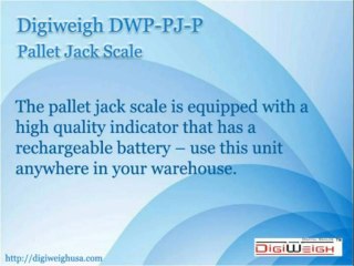 Pallet Jack Scale - Digiweigh DWP-PJ
