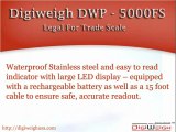 Stainless Steel Floor Scale - Digiweigh DWP-5000FS