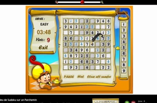 quelques jeux de sudoku