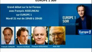 François Asselineau, Débat sur la loi Fioraso - Europe 1