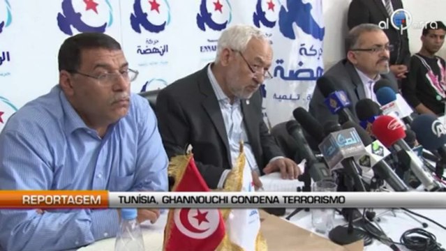 Tunísia, Ghannouchi condena terrorismo