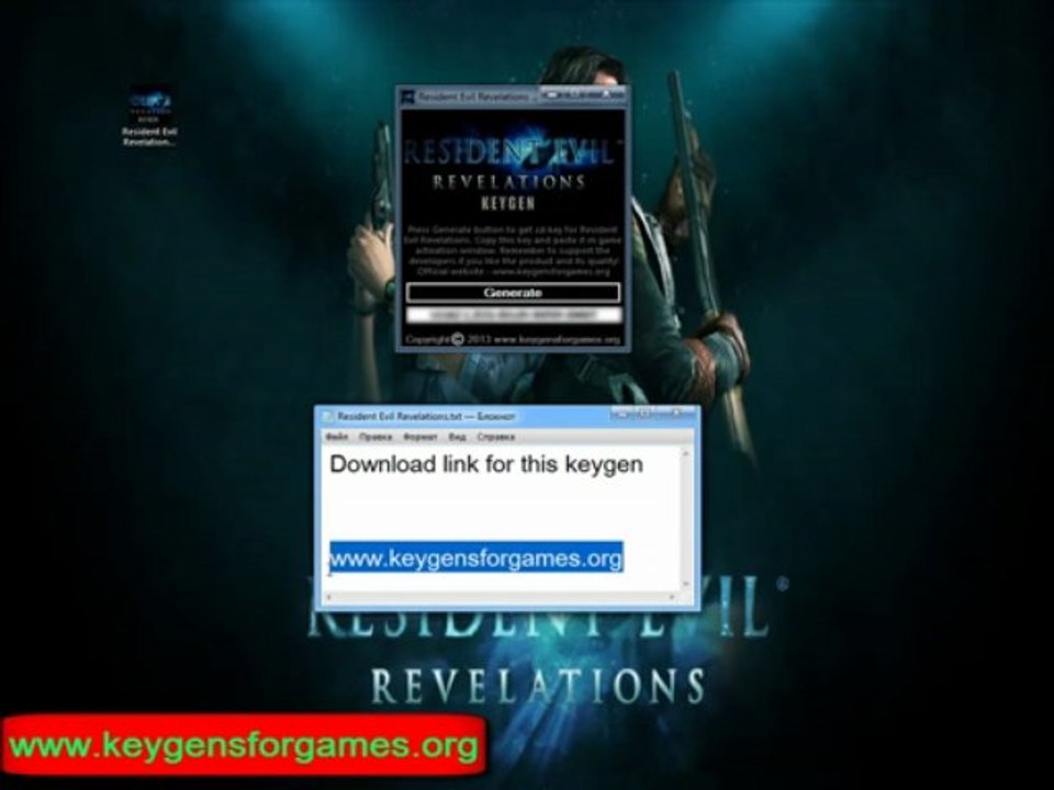 Resident Evil Revelations PC Game + Serial key codes Free