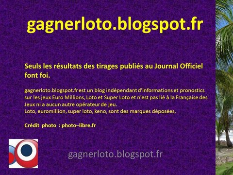 Résultat du Tirage LOTO lundi 27 mai Encore les 5 numéros dans notre système