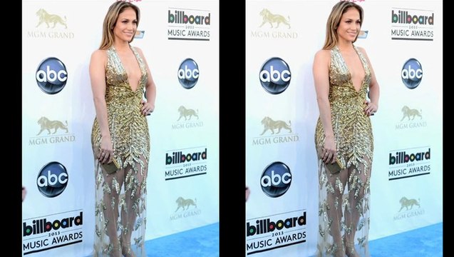 Billboard Music Awards 2013 - Jennifer Lopez Flaunts Golden Fashion