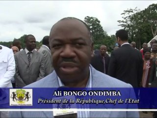 Le Président Ali Bongo Ondimba inaugure le Pont de Kango