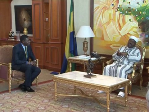 Gabon : audience accordée par le Président Ali Bongo Ondimba à Ruslan Obiang Nsué