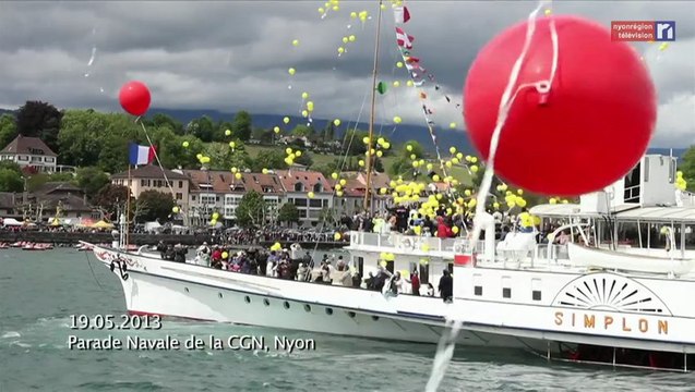 La caméra en balade - Parade Navale de la CGN à Nyon