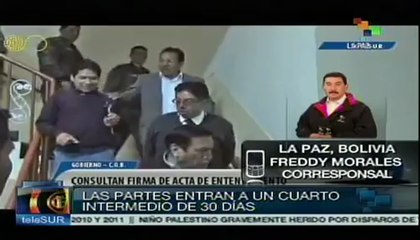 COB acepta propuesta del Gobierno de Evo Morales