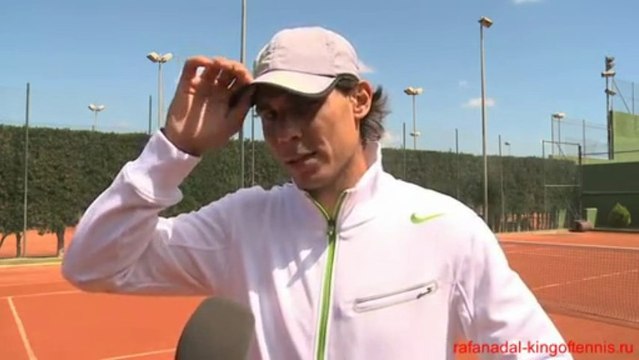 Rafael Nadal and Uncle Toni in the interview before the travel in Paris (Reportage IB3)