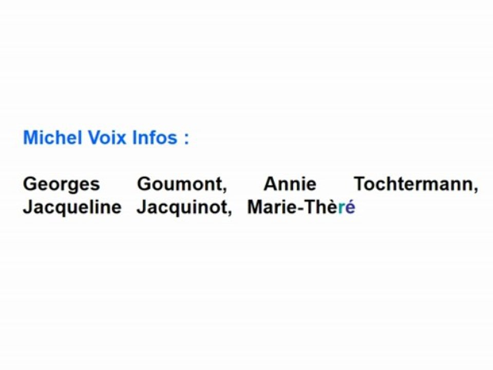 Michel Voix Infos