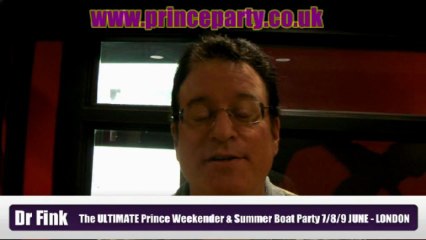 Prince Weekender 2013  - A special message from Dr. Fink