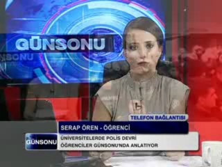 GÜNSONU ÜNİVERSİTEDE POLİS DEVRİ