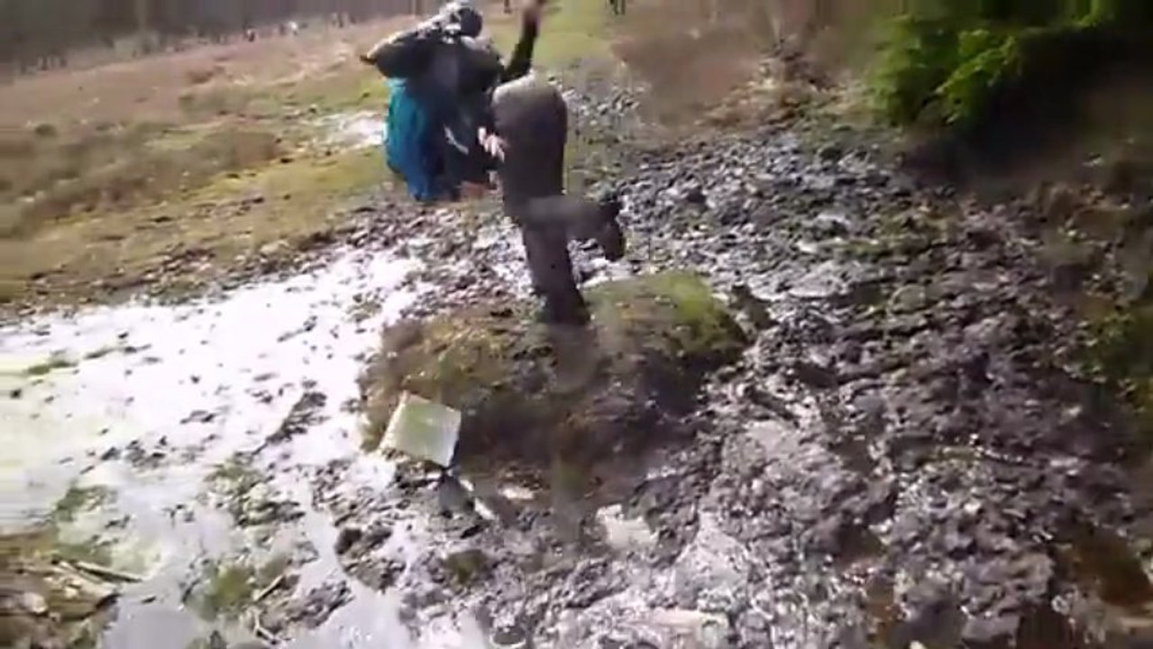 Faceplant dans la boue