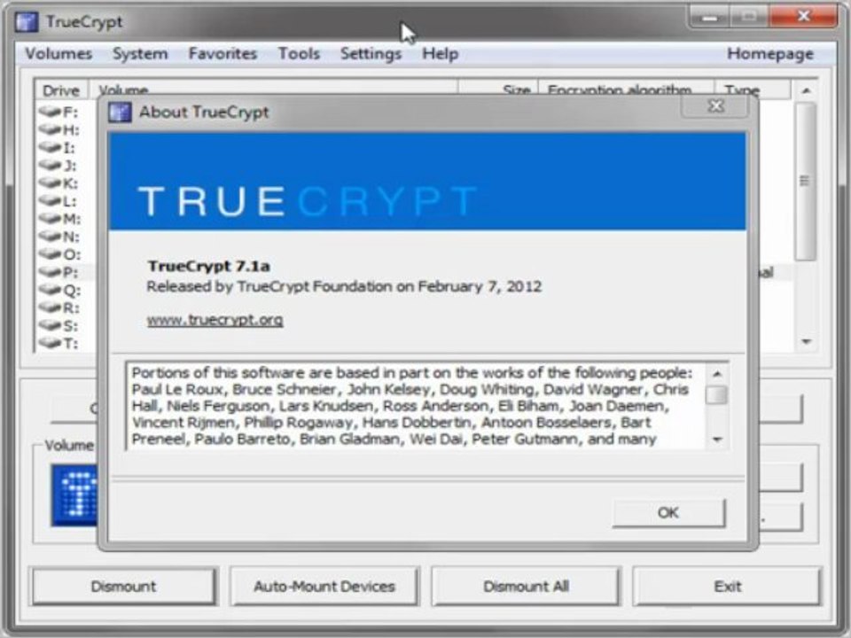 TrueCrypt 7.1a Free
