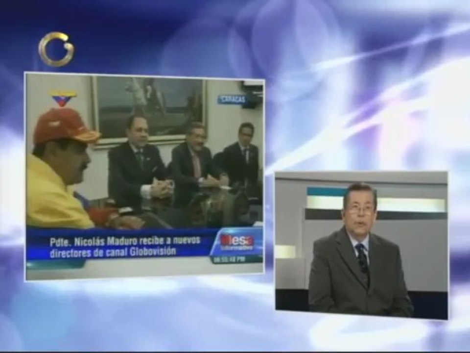 Nuevos accionistas de Globovisión se reunieron con el presidente Maduro en Miraflores