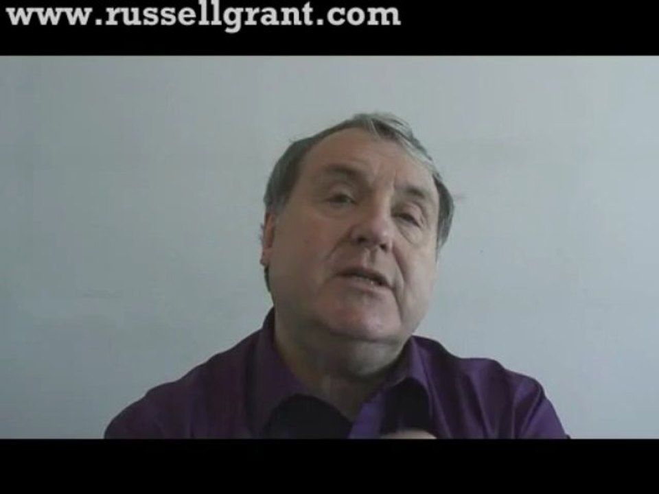 Russell Grant Video Horoscope Aquarius May Thursday 23rd 2013 www.russellgrant.com