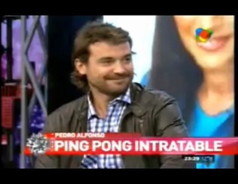 Pedro en Intratables 6 (ping pong 2) - 22 de Mayo