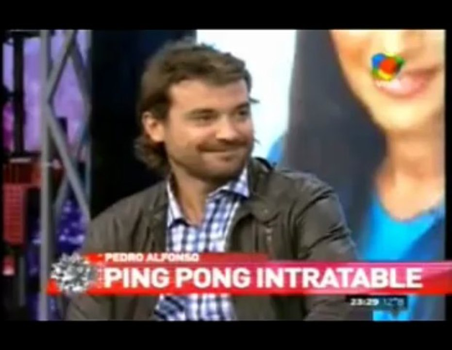 Pedro en Intratables 6 (ping pong 2) - 22 de Mayo