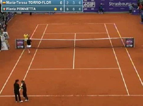 Pennetta vs Torro Flor - 2° Turno - WTA Strasburgo 2013 - Livetennis.it