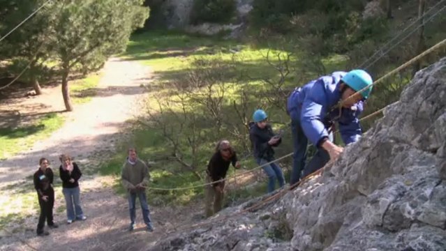 Escalade à Morgiou avec la Chrysalide dans le Parc national des Calanques