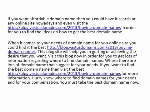 WHERE TO FIND DOMAIN NAMES