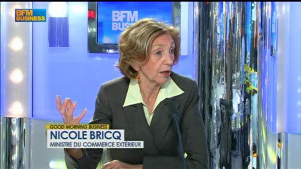 Le volet export de la BPI: Nicole Bricq, Ministre du Commerce extérieur, dans GMB - 23 mai