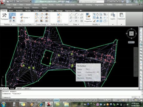 Civil 3D 2011 Tutoriales RG - 11-a EDICION DE SUPERFICIE