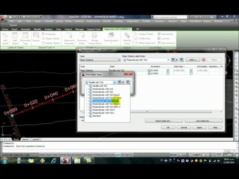 Civil 3D 2011 Tutoriales RG - 16-a CREACON DE ALINEAMIENTO