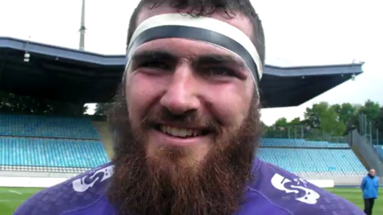 Damien Jourdain réagit après la montée de l'USB en Pro D2