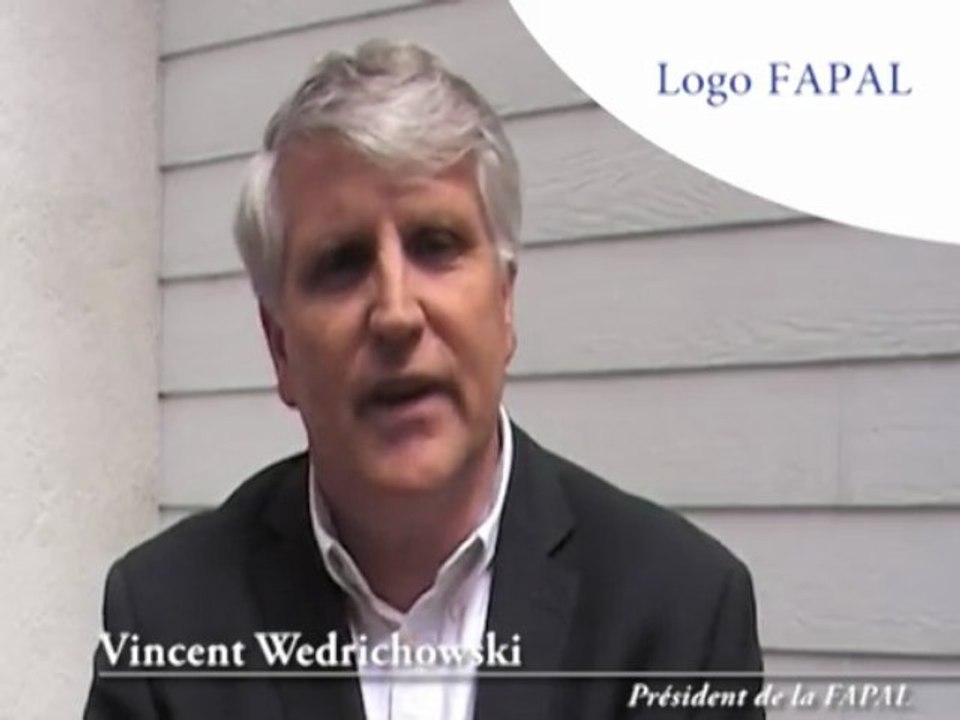 Présentation de la FAPAL par son Président Vincent Wedrichowski