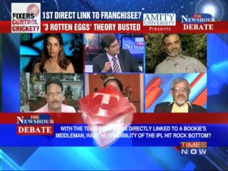 The Newshour Debate: Spot Fixing - First direct link to a franchisee ( Part 1 of 3)
