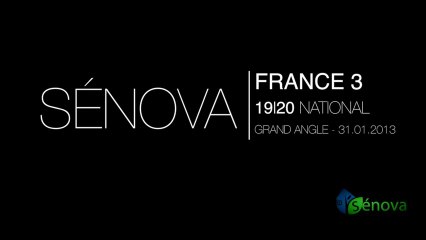 REPORTAGE : Grand Écran, les enjeux de la rénovation - SÉNOVA dans le 19l20 édition nationale du 31 janvier 2013, sur France 3