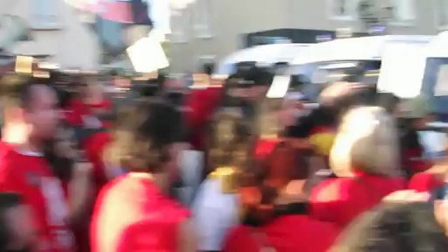 La colère des antis corridas a Alès.