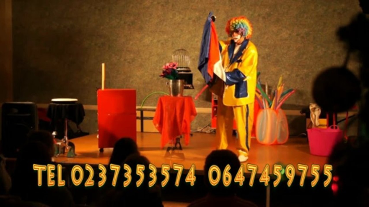 spectacle28.com fred clown magicien ballons sculptes paris ile de france  lyon	marseille toulon