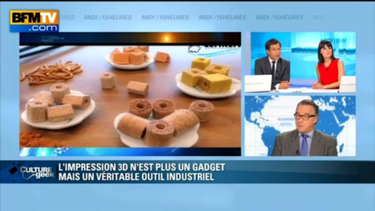 Culture Geek: l'impression 3D n'est plus un gadget mais un véritable outil industriel - 23/05