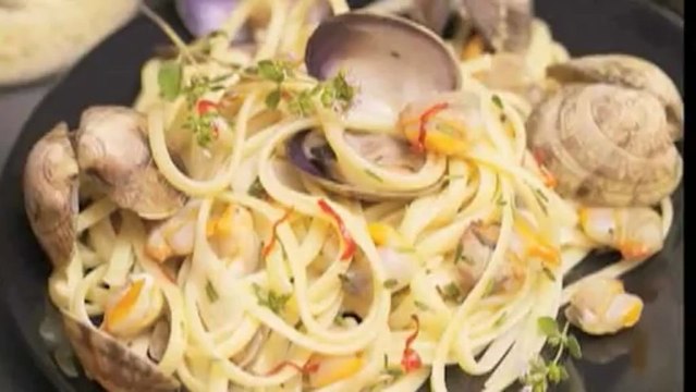 Linguines aux palourdes et aux coques