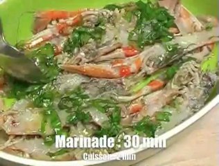 Langoustines marinées et céleri-pommes-curry