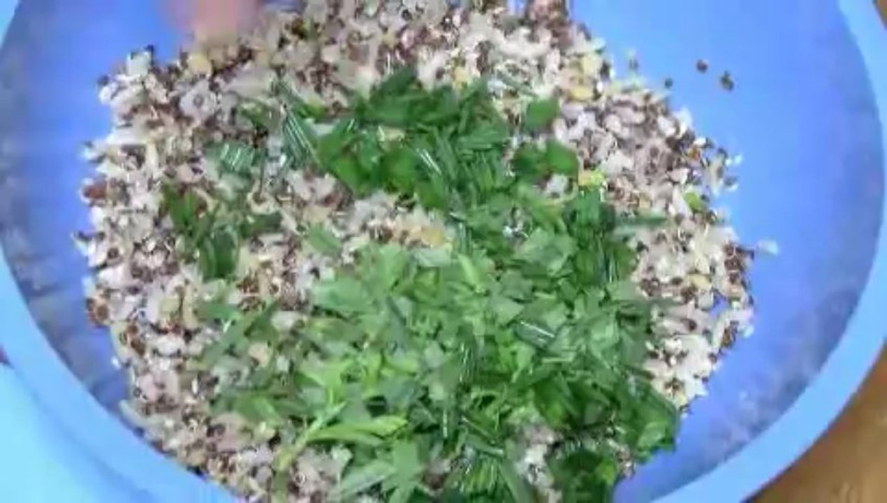 Hamburger de quinoa