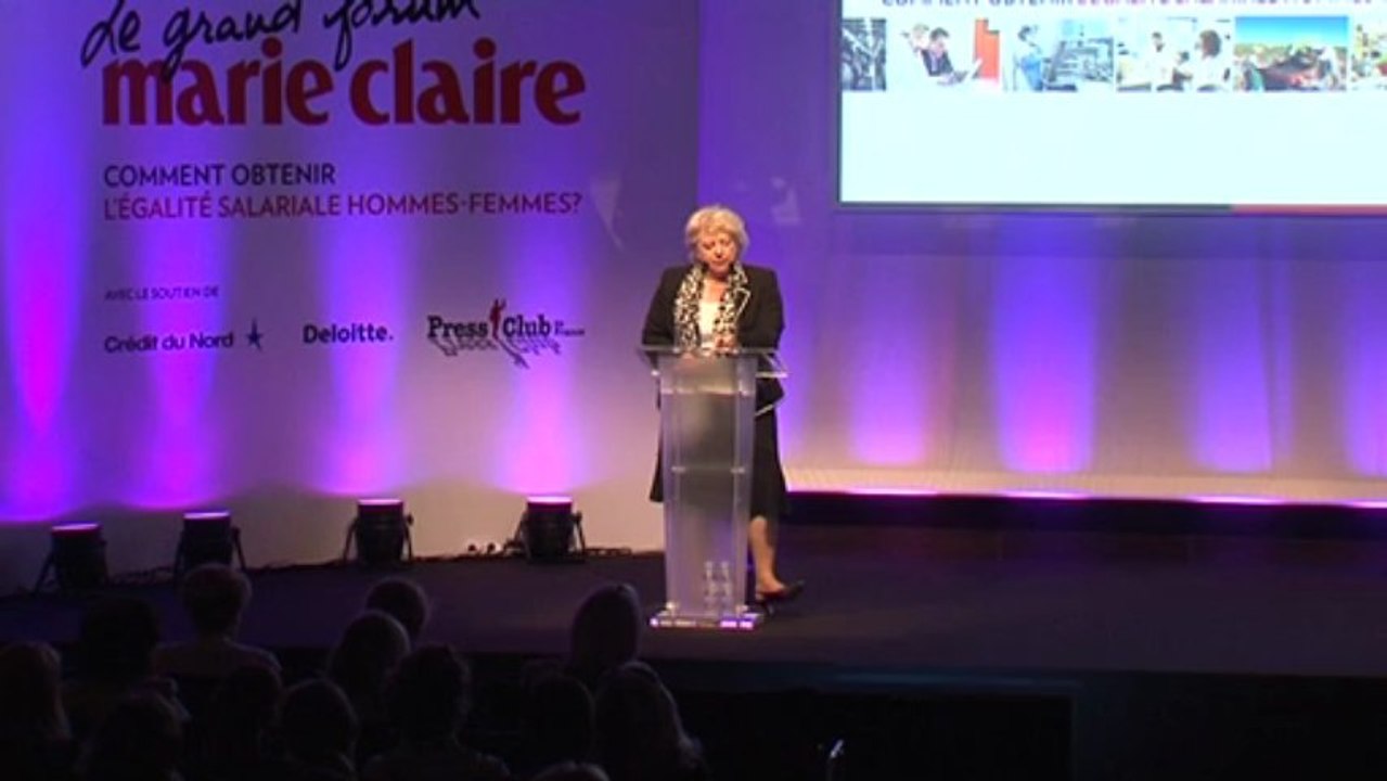 L'intervention en intégralité de Marie-Jo Zimmermann au grand forum Marie Claire contre les inégalités salariales