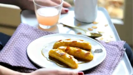 Bananes poêlées à la vanille et au sirop d'érable, 4.54