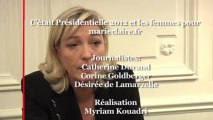 Présidentielle 2012 : Marine Le Pen répond à Marie Claire
