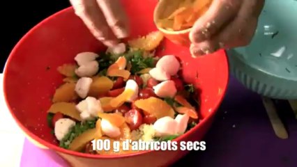 Pilons de poulet laqués et salade d'herbes au couscous