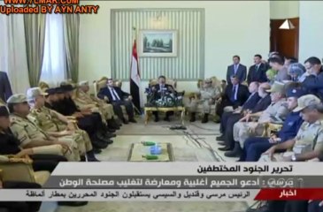 لحظة الافراج عن الجنود المخطوفين