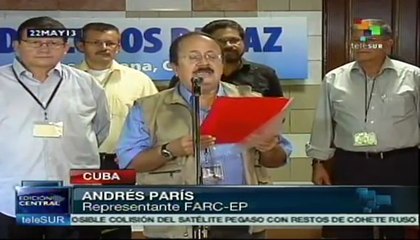 FARC desean que candidatos generen ideas para el desarrollo de la paz